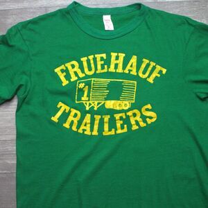 Vintage 70s Fruehauf Trailers T Shirt Thin Single Stitch M Southern Athletic